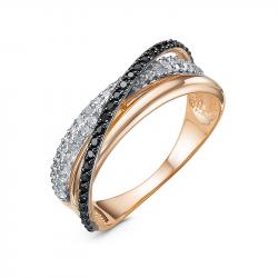 Золотое кольцо КЮЗ Del'ta DБР112429 с бриллиантом DБР112429 фото