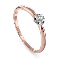 Золотое кольцо KABAROVSKY K11-01203-1000 с бриллиантом K11-01203-1000 фото