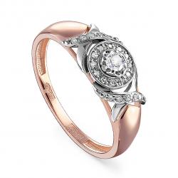 Золотое кольцо KABAROVSKY K11-01213-1000 с бриллиантом K11-01213-1000 фото