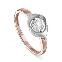 Золотое кольцо KABAROVSKY K11-01214-1000 с бриллиантом K11-01214-1000 фото