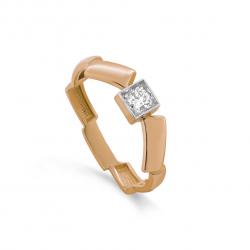 Золотое кольцо KABAROVSKY K11-01851-1000 с бриллиантом K11-01851-1000 фото