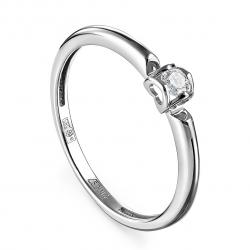 Помолвочное кольцо из белого золота KABAROVSKY с бриллиантом K11-11206-1000 K11-11206-1000 фото