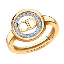Золотое кольцо BERGER Б110102 с фианитом Б110102 фото