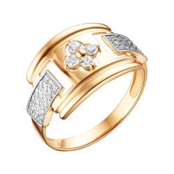 Золотое кольцо ЮЗ Корона К1-К5265 с фианитом К1-К5265 фото