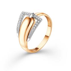 Золотое кольцо ЮЗ Корона К1-к4727 с фианитом К1-к4727 фото