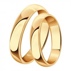 Золотое обручальное кольцо 4,5 мм Красносельский ювелир КШ0006 КШ0006 фото