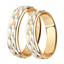Золотое обручальное кольцо 5 мм Александра кт045сбк кт045сбк фото