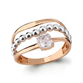 Золотое кольцо AQUAMARINE 64718 64718 фото