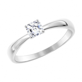 Кольцо из белого золота SOKOLOV 81010233б с Swarovski 81010233б фото