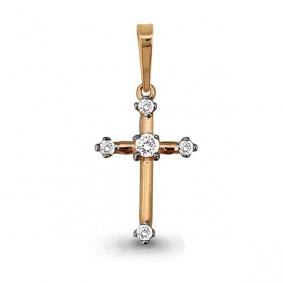 Золотая подвеска AQUAMARINE 22919А 22919А фото