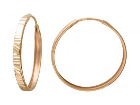 Золотые серьги ТД Эстет 23.06-25 23.06-25 фото