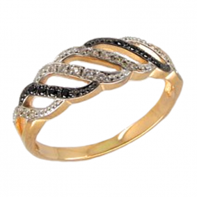 Золотое кольцо SOKOLOV Б012006 с фианитом Б012006 фото