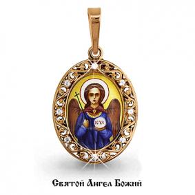 Золотая подвеска AQUAMARINE 22103 22103 фото