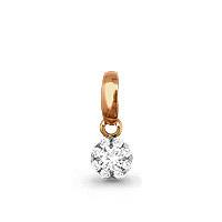 Золотая подвеска AQUAMARINE 21701 с фианитом 21701 фото