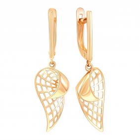 Золотые серьги Золотые узоры 00-52-0201-00 00-52-0201-00 фото