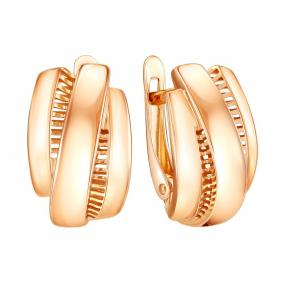 Золотые серьги Золотые узоры 00-52-0921-00 00-52-0921-00 фото