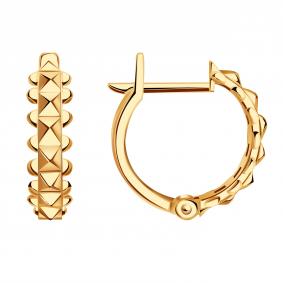 Золотые серьги Золотые узоры 00-52-1059-00 00-52-1059-00 фото