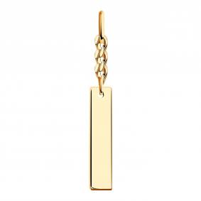 Золотая подвеска Золотые узоры 00-53-0165-00 00-53-0165-00 фото