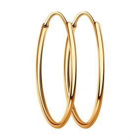 Золотые серьги Золотые узоры 00-62-0096-00 00-62-0096-00 фото
