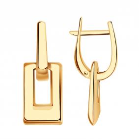 Золотые серьги-трансформеры Золотые узоры 00-62-0400-00 00-62-0400-00 фото