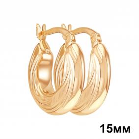 Золотые серьги Золотые узоры 00-62-0500-00 00-62-0500-00 фото