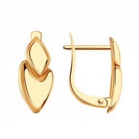 Золотые серьги Золотые узоры 00-62-0564-00 00-62-0564-00 фото