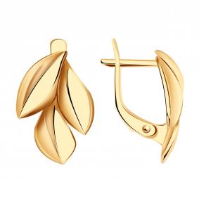 Золотые серьги Золотые узоры 00-62-0577-00 00-62-0577-00 фото