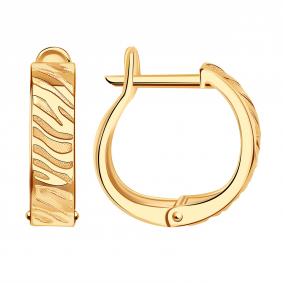 Золотые серьги Золотые узоры 00-62-0578-00 00-62-0578-00 фото