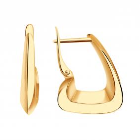 Золотые серьги Золотые узоры 00-62-0593-00 00-62-0593-00 фото