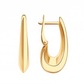 Золотые серьги Золотые узоры 00-62-0594-00 00-62-0594-00 фото