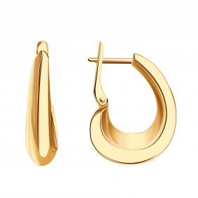 Золотые серьги Золотые узоры 00-62-0595-00 00-62-0595-00 фото