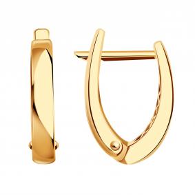 Золотые серьги Золотые узоры 00-62-0603-00 00-62-0603-00 фото