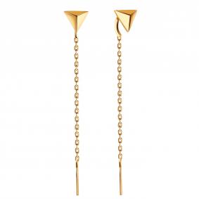 Золотые серьги Золотые узоры 00-62-0612-00 00-62-0612-00 фото