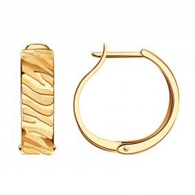 Золотые серьги Золотые узоры 00-62-0621-00 00-62-0621-00 фото