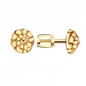 Золотые серьги Золотые узоры 00-62-0630-00 00-62-0630-00 фото