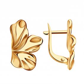 Золотые серьги Золотые узоры 00-62-0631-00 00-62-0631-00 фото