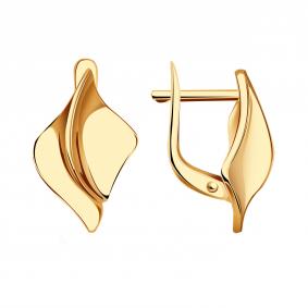 Золотые серьги Золотые узоры 00-62-0651-00 00-62-0651-00 фото