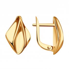 Золотые серьги Золотые узоры 00-62-0652-00 00-62-0652-00 фото