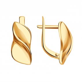 Золотые серьги Золотые узоры 00-62-0653-00 00-62-0653-00 фото