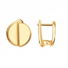 Золотые серьги Золотые узоры 00-62-0656-00 00-62-0656-00 фото