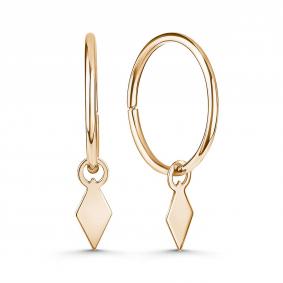 Золотые серьги Золотые узоры 00-62-0678-00 00-62-0678-00 фото