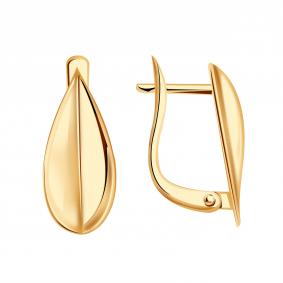 Золотые серьги Золотые узоры 00-62-0702-00 00-62-0702-00 фото