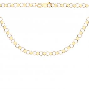 Золотое колье Золотые узоры 00-69-0099-00 00-69-0099-00 фото