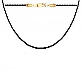 Текстильный шнурок с замком из золота Золотые узоры 00-69-0104-00 00-69-0104-00 фото