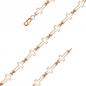 Браслет-крест из золочёного серебра Высоковы 585 01-000183-102000 01-000183-102000 фото