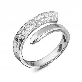 Кольцо из белого золота ERA Jewellery 01-00039-03-001-07-03 с бриллиантом 01-00039-03-001-07-03 фото