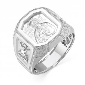 Серебряное кольцо Святой Блаженный Александр Невский Караваевская ювелирная фабрика 01-0053-s 01-0053-s фото