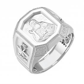 Серебряное кольцо Святого пророка Илии Караваевская ювелирная фабрика 01-0055-s 01-0055-s фото