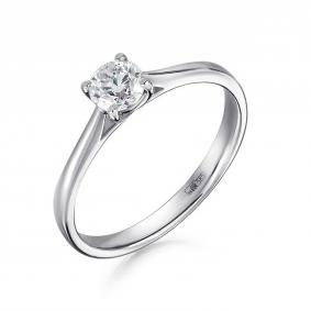 Кольцо из белого золота ERA Jewellery 01-01881-03-001-01-03 с бриллиантом 01-01881-03-001-01-03 фото