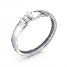 Кольцо из белого золота ERA Jewellery 01-02371-03-001-07-03 с бриллиантом 01-02371-03-001-07-03 фото